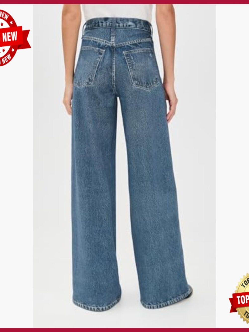 Lightweight Terry Stretch Jeans, 32.75in Inseam, High Rise - Picture 4 of 6